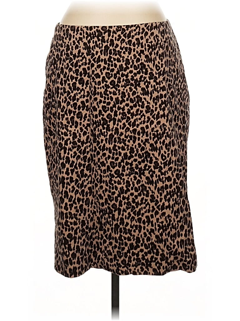 Pre-owned Talbots Outlet Casual Skirt In Brown