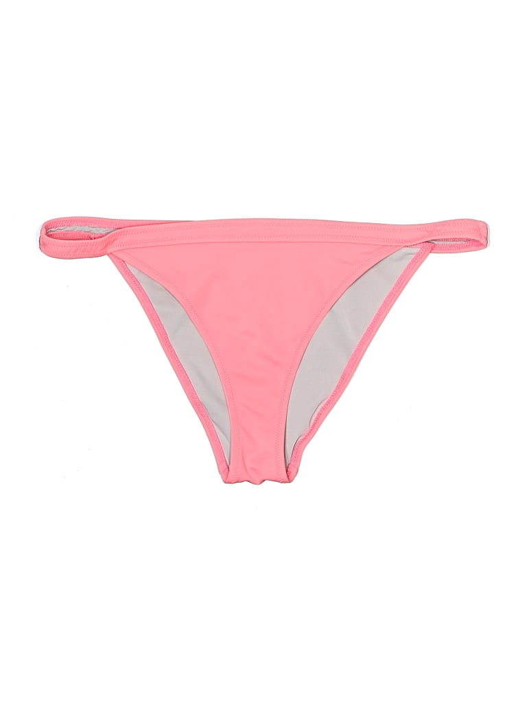 Pre-owned Solid & Striped Swimsuit Bottoms In Pink