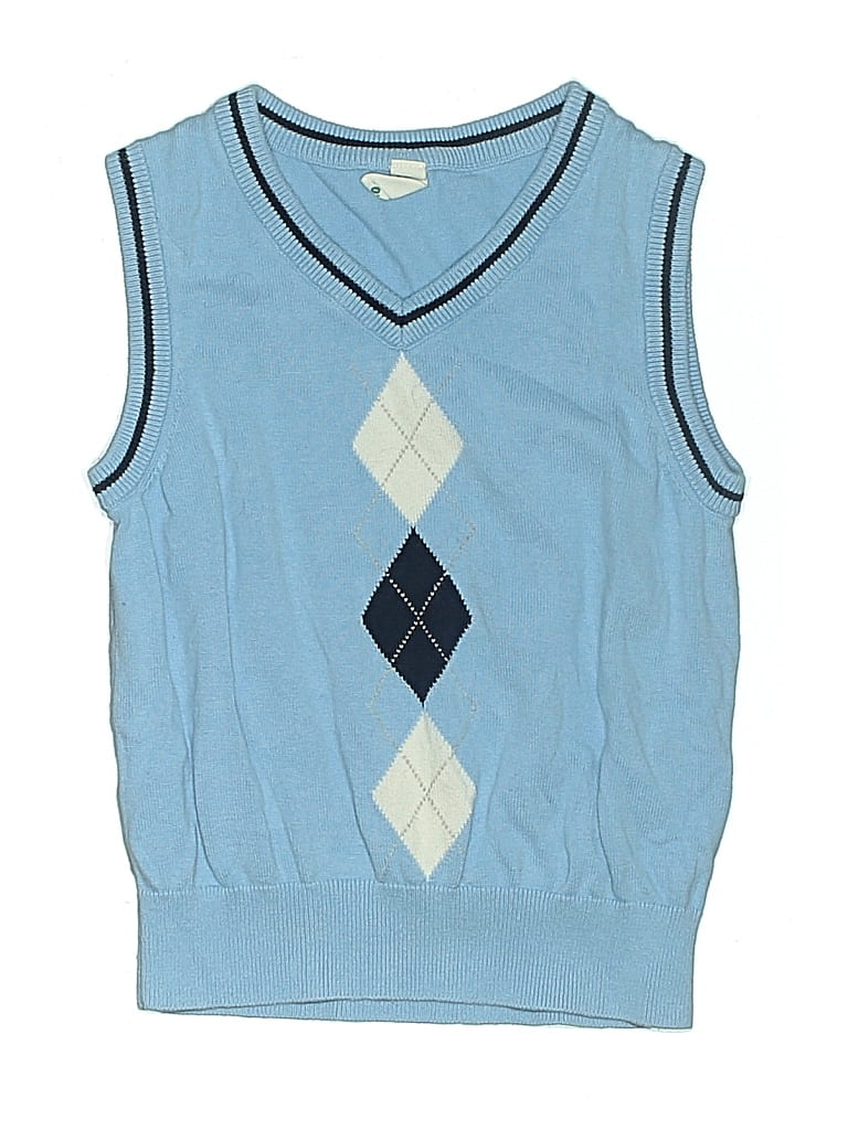 Pre-owned Assorted Brands Kids' Sweater Vest In Blue