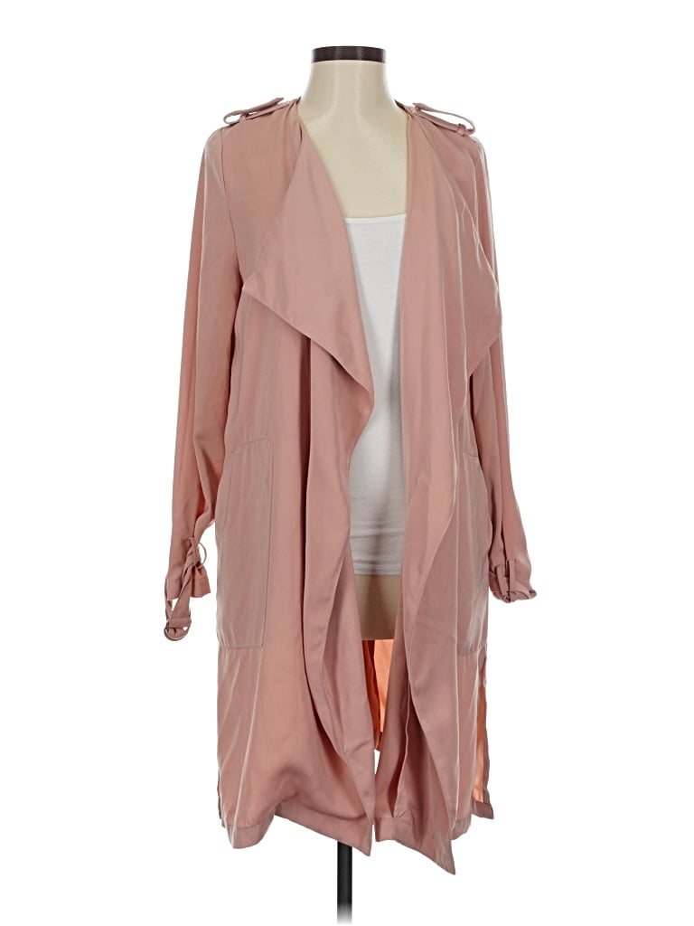 Pre-owned Forever 21 Trenchcoat In Pink