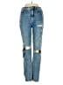 Gap Hearts Blue Jeans Size 25 waist - photo 1
