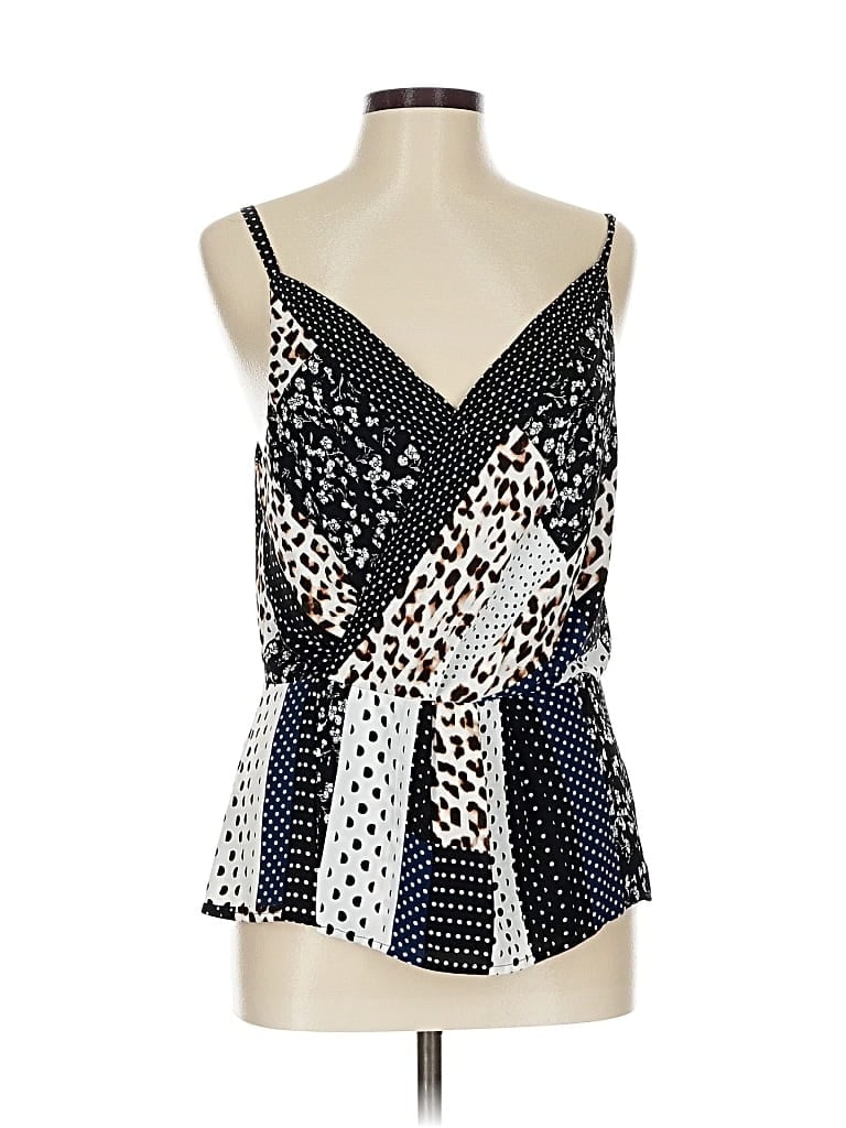 Pre-owned Cabi Sleeveless Blouse In Blue