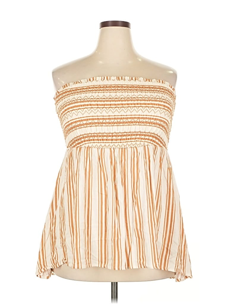 Torrid Sleeveless Blouse In Orange