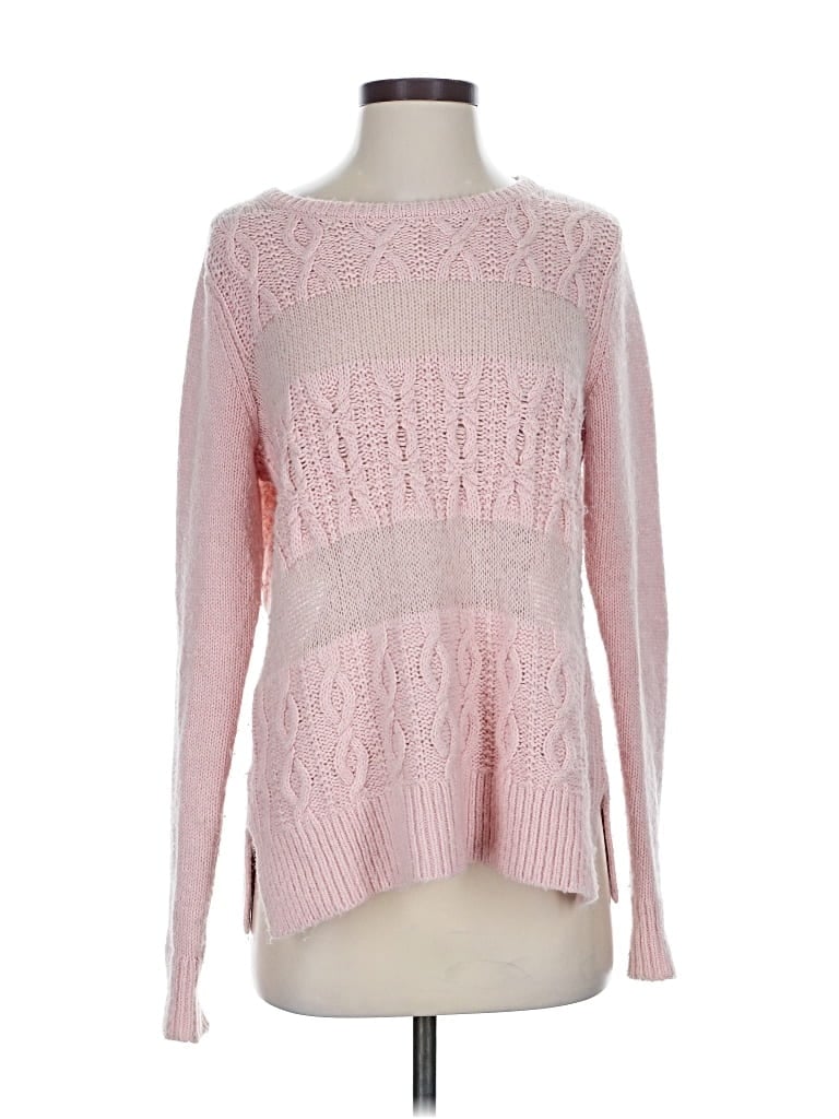 Pre-owned Ann Taylor Loft Pullover Sweater In Pink