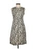 Max Mara Studio Leopard Print Black Gray Casual Dress Size 4 - photo 1