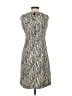 Max Mara Studio Leopard Print Black Gray Casual Dress Size 4 - photo 2