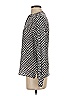 Ellie Kai 100% Silk Houndstooth Silver Blouse Size 0 - photo 5