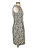 Max Mara Studio Leopard Print Black Gray Casual Dress Size 4 - photo 4