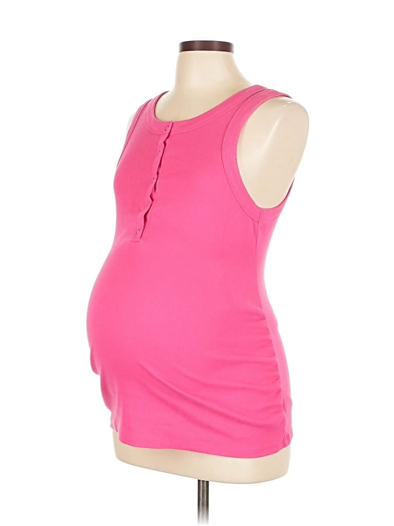 Pre-owned Old Navy - Maternity Tank Top Pink Strapless Neckline Tops