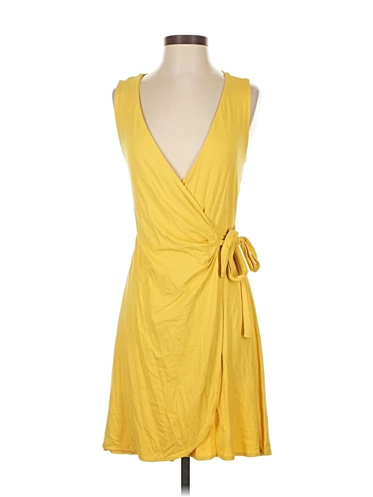 Pre-owned A New Day Casual Dress In Yellow