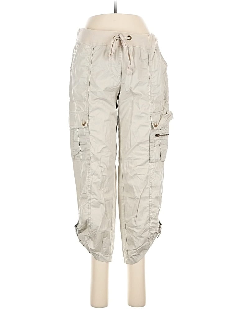 Pre-owned Ann Taylor Cargo Pants In White