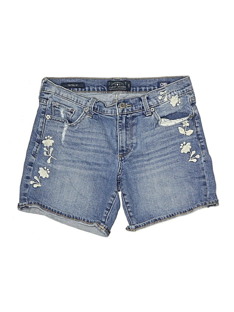 Pre-owned Lucky Brand Denim Shorts In Blue