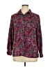 Elementz Paisley Purple 3/4 Sleeve Blouse Size XL (petite) - photo 1