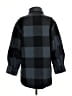 H&M 100% Polyester Plaid Black Coat Size XS - photo 2