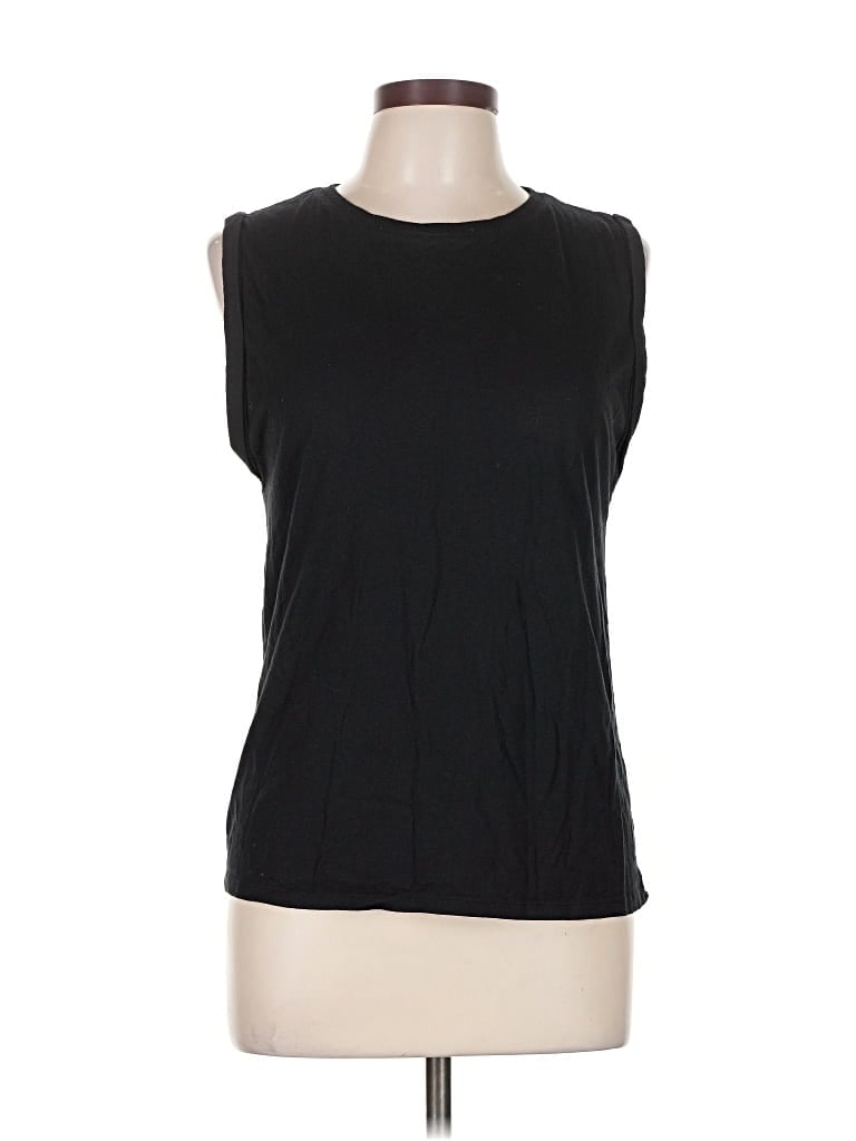 Pre-owned Fabletics Sleeveless T-shirt In Black