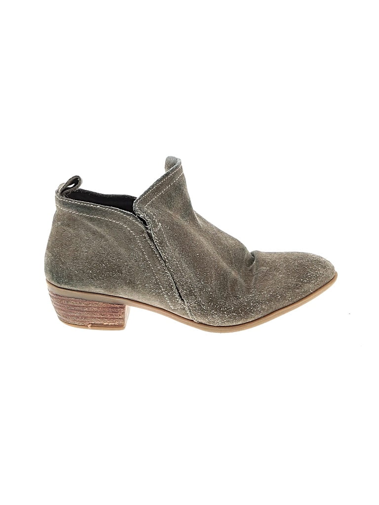 Pre-owned Assorted Brands Ankle Boots In Gray