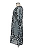 Baraschi 100% Polyester Paisley Gray Casual Dress Size 8 - photo 5