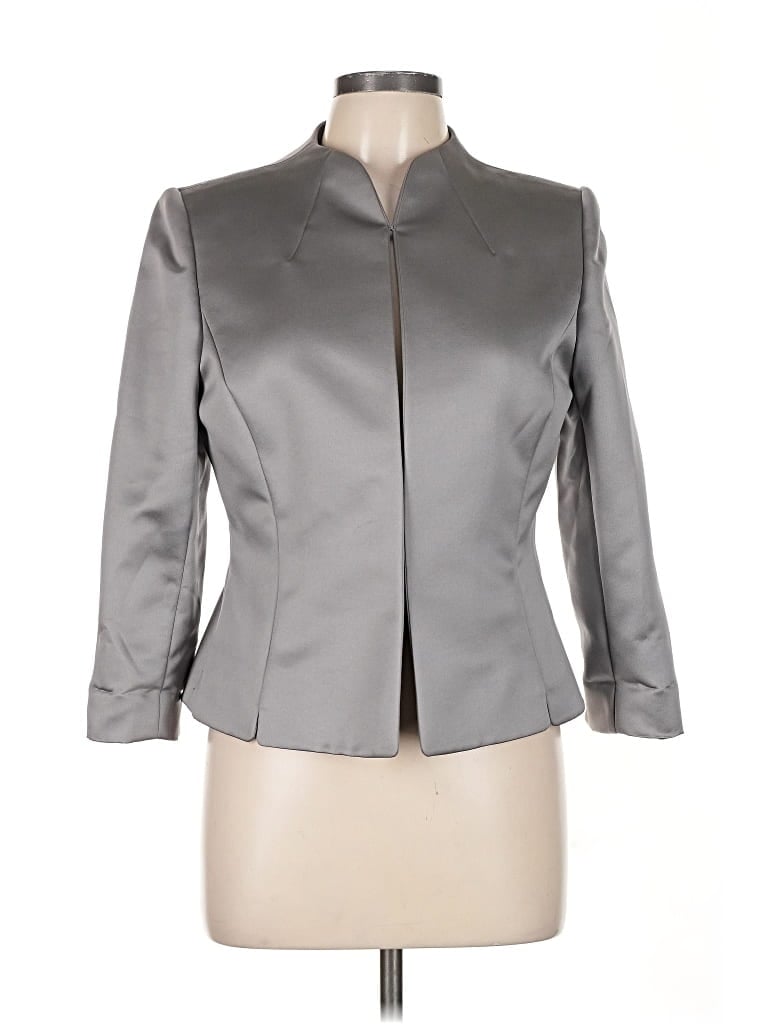 Pre-owned Tahari By Asl Blazer Jacket In Gray