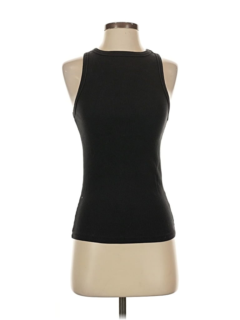 Pre-owned Agolde Tank Top Black Halter Neckline Tops