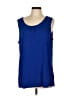 Lands' End Blue Sleeveless Blouse Size XL - photo 1