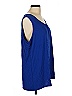 Lands' End Blue Sleeveless Blouse Size XL - photo 4