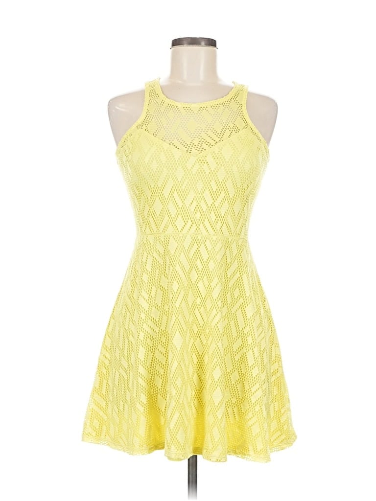 Pre-owned Material Girl Cocktail Dress In Yellow