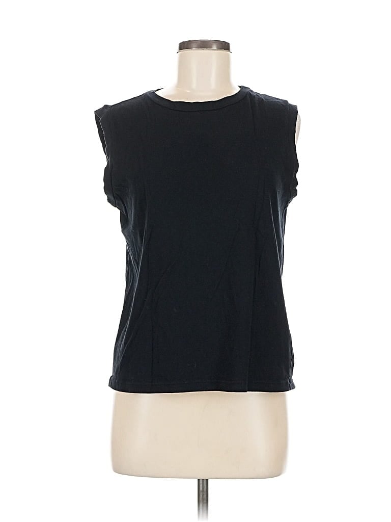 Pre-owned Michael Stars Sleeveless T-shirt In Black