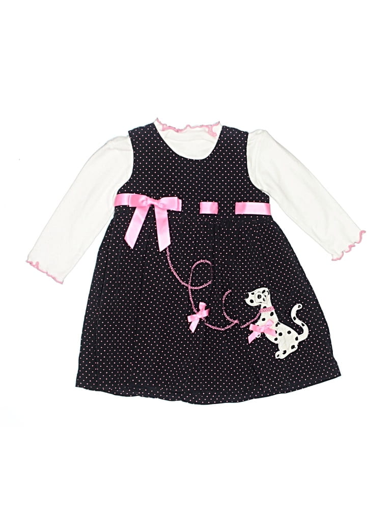 Pre-owned Blueberi Boulevard Kids' Dress In Black