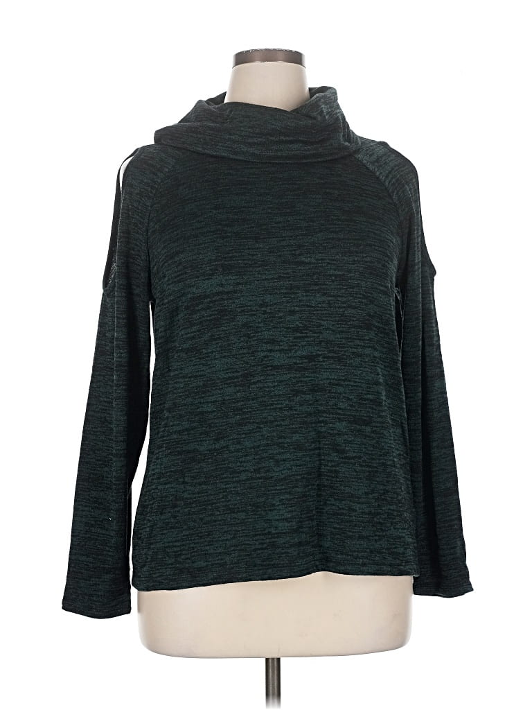 Pre-owned Apt. 9 Turtleneck Sweater In Blue