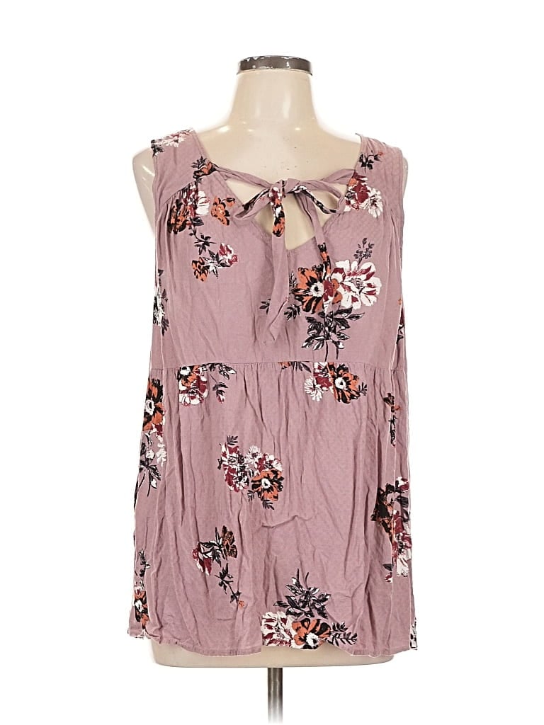 Pre-owned Torrid Sleeveless Blouse In Pink
