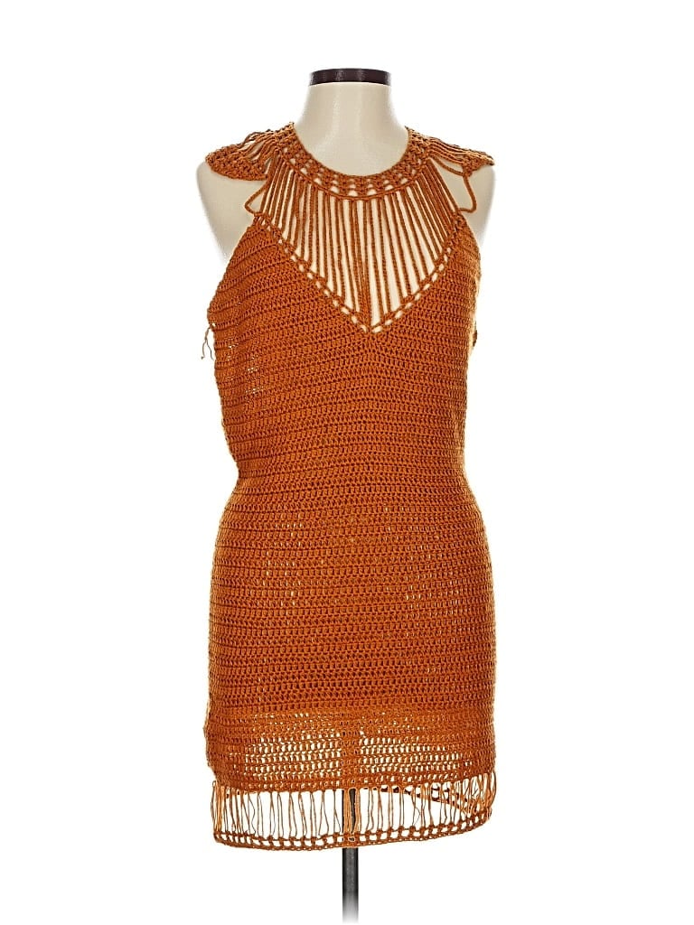 Pre-owned Missguided Cocktail Dress In Orange