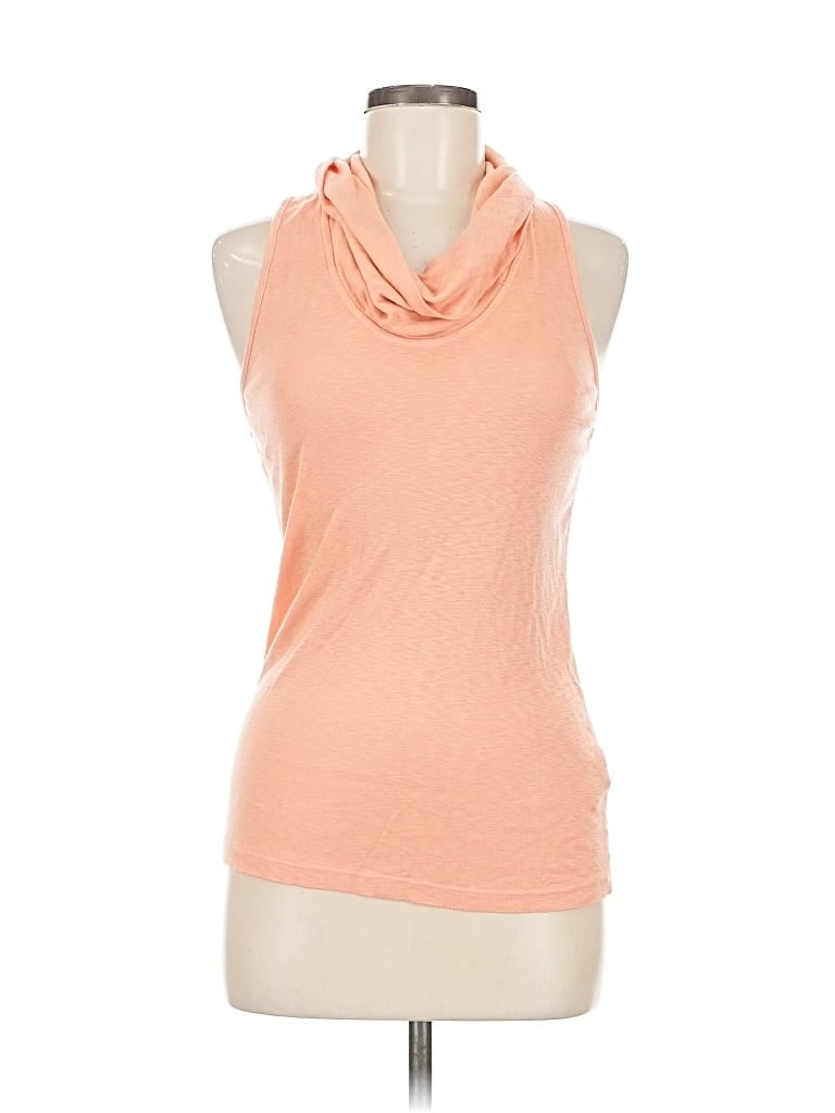 Pre-owned Three Dots Sleeveless T-shirt In Orange