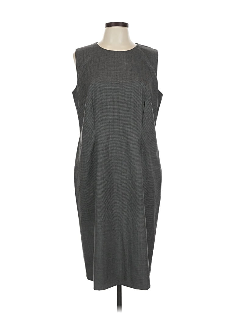 Boss By Hugo Boss Casual Dress In Gray