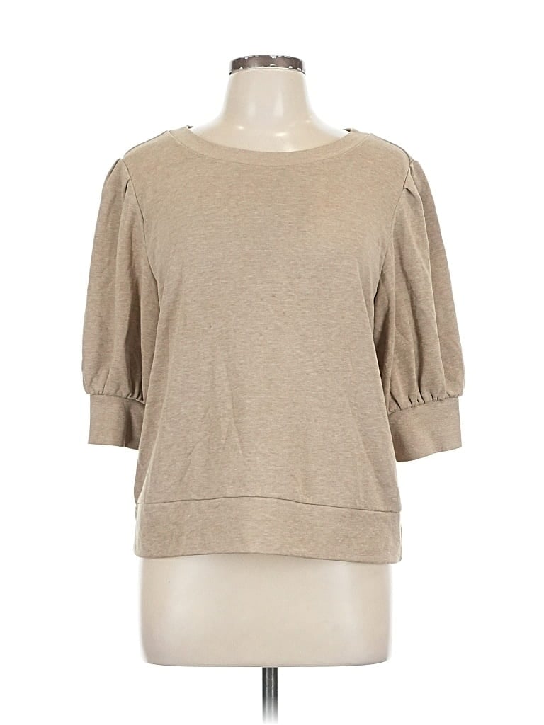 Pre-owned Ann Taylor Loft Outlet Sweatshirt In Brown