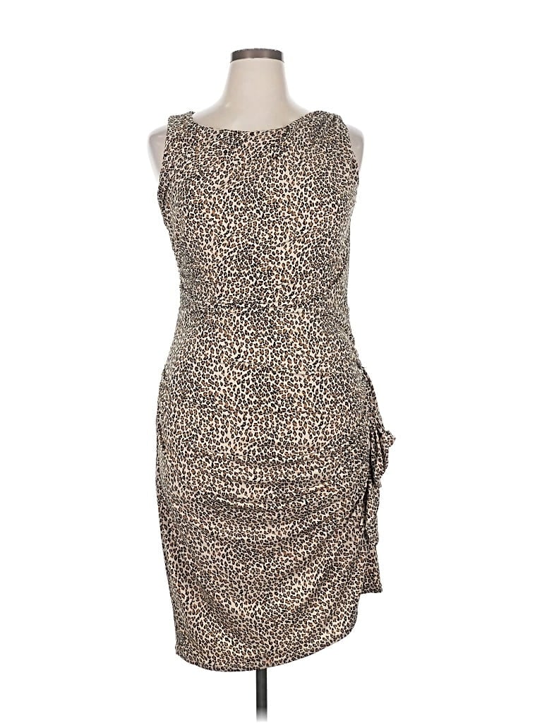 Pre-owned Betsey Johnson Cocktail Dress In Brown