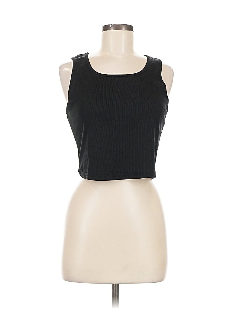Pre-owned Grace Karin Sleeveless Top Black Scoop Neck Tops