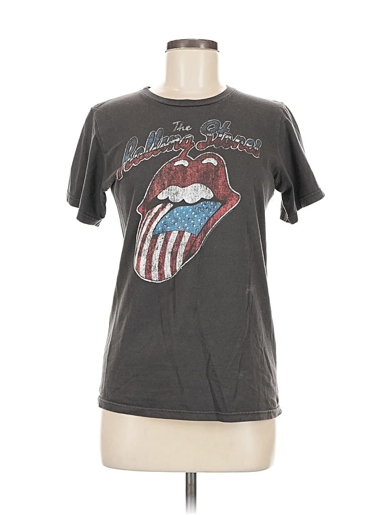Pre-owned The Rolling Stones Short Sleeve T-shirt In Gray