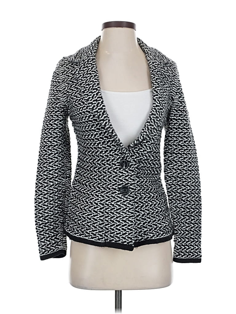 Pre-owned Ann Taylor Factory Cardigan Sweater In Black