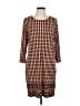MICHAEL Michael Kors Print Orange Casual Dress Size 10 - photo 1