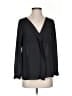 HD in Paris Black Long Sleeve Blouse Size 2 - photo 1