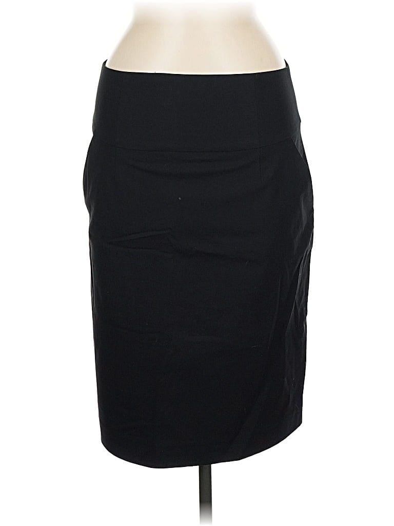 Pre-owned Banana Republic Wool Skirt In Black