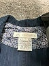 Charabia 100% Cotton Chevron-herringbone Black Jacket Size 6 - photo 3