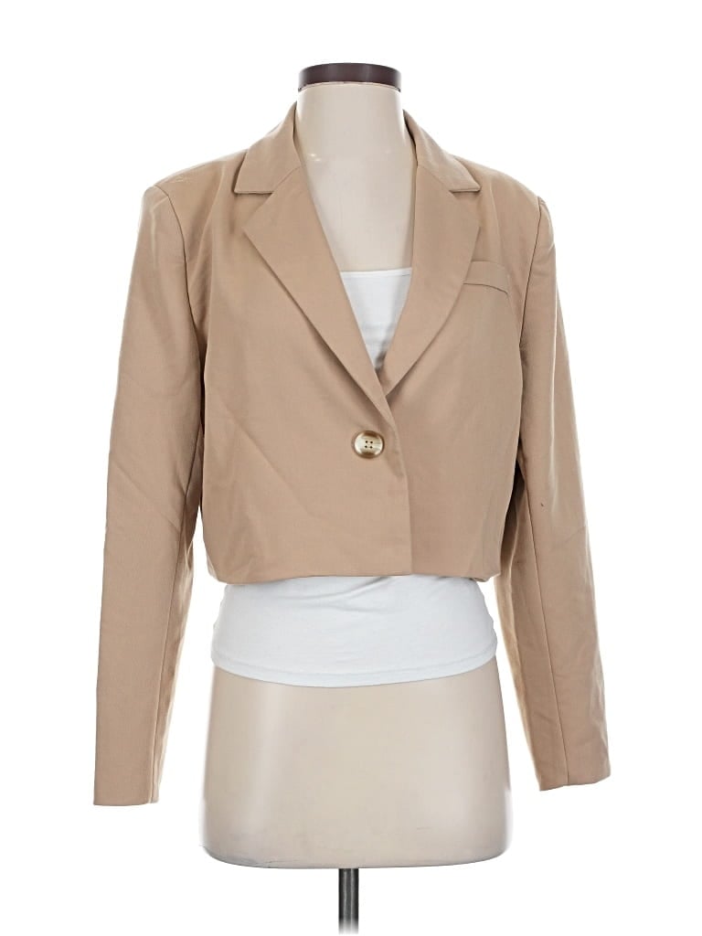 Pre-owned 4th & Reckless Blazer Jacket In Brown