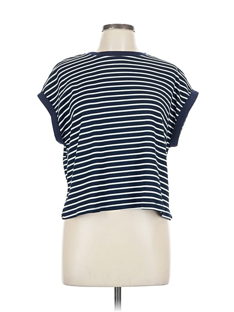 Pre-owned Unbranded Short Sleeve T-shirt In Blue