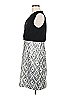 Calvin Klein Argyle Gray Black Cocktail Dress Size 8 - photo 5