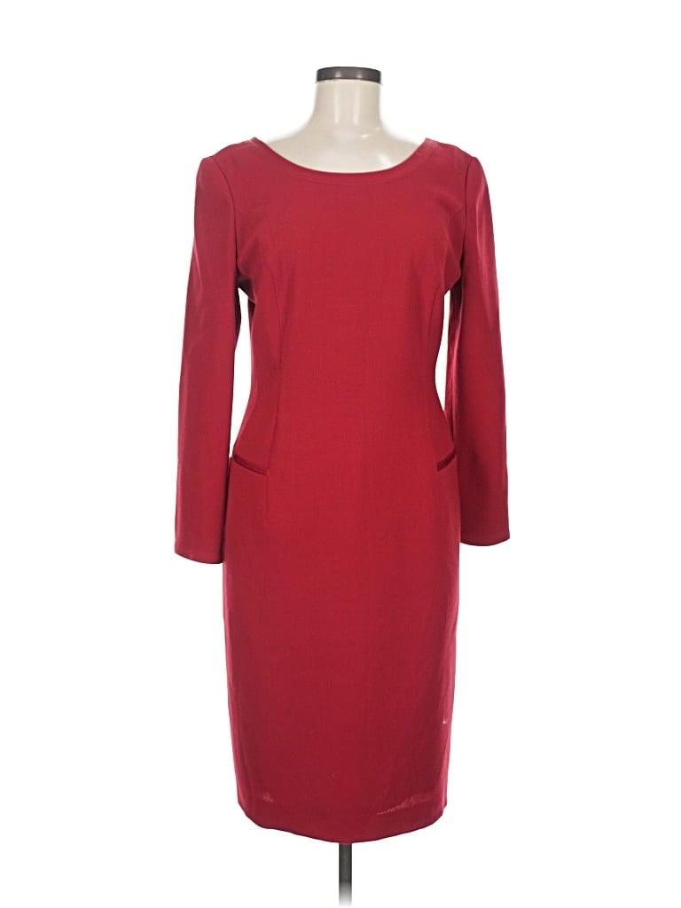 Pre-owned Féraud Cocktail Dress In Burgundy