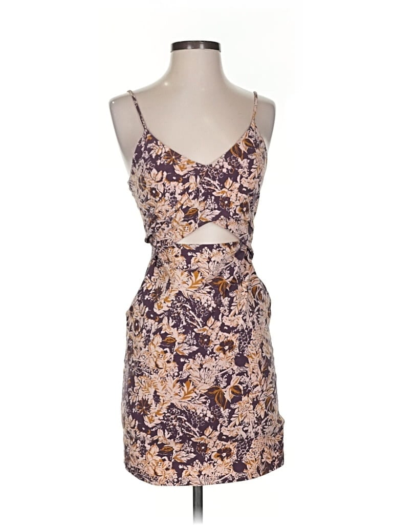 Pre-owned Intimately By Free People Cocktail Dress In Gold