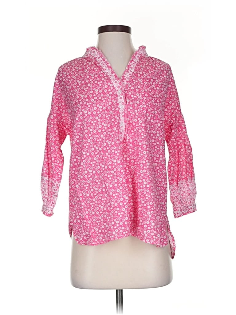 Pre-owned Tuckernuck 3/4 Sleeve Blouse In Pink