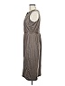 LABEL by five twelve 100% Polyester Metallic Gray Casual Dress Size 8 - photo 5