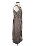 LABEL by five twelve 100% Polyester Metallic Gray Casual Dress Size 8 - photo 4